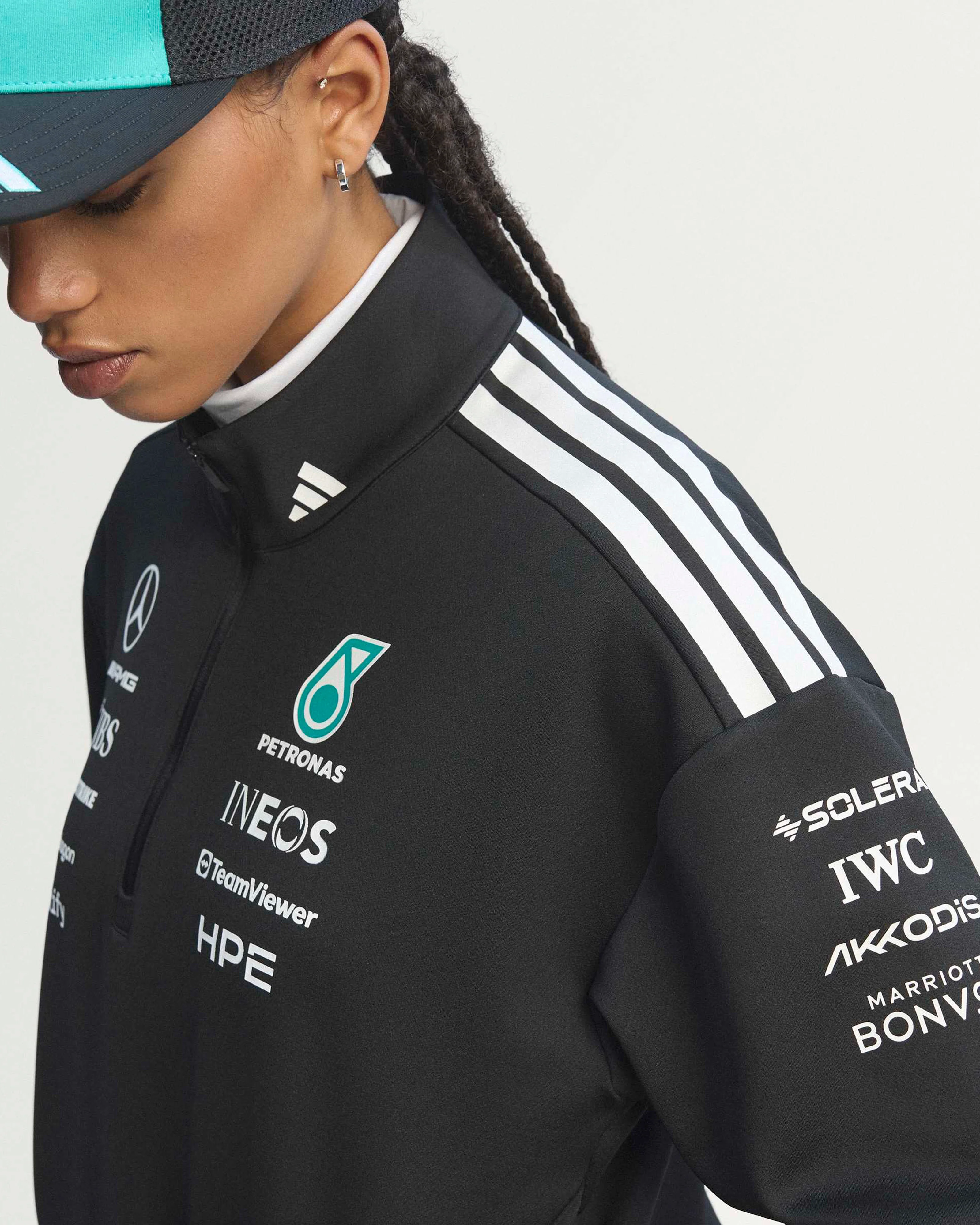Womens 2026 Team Quarter Zip Black - Image 9