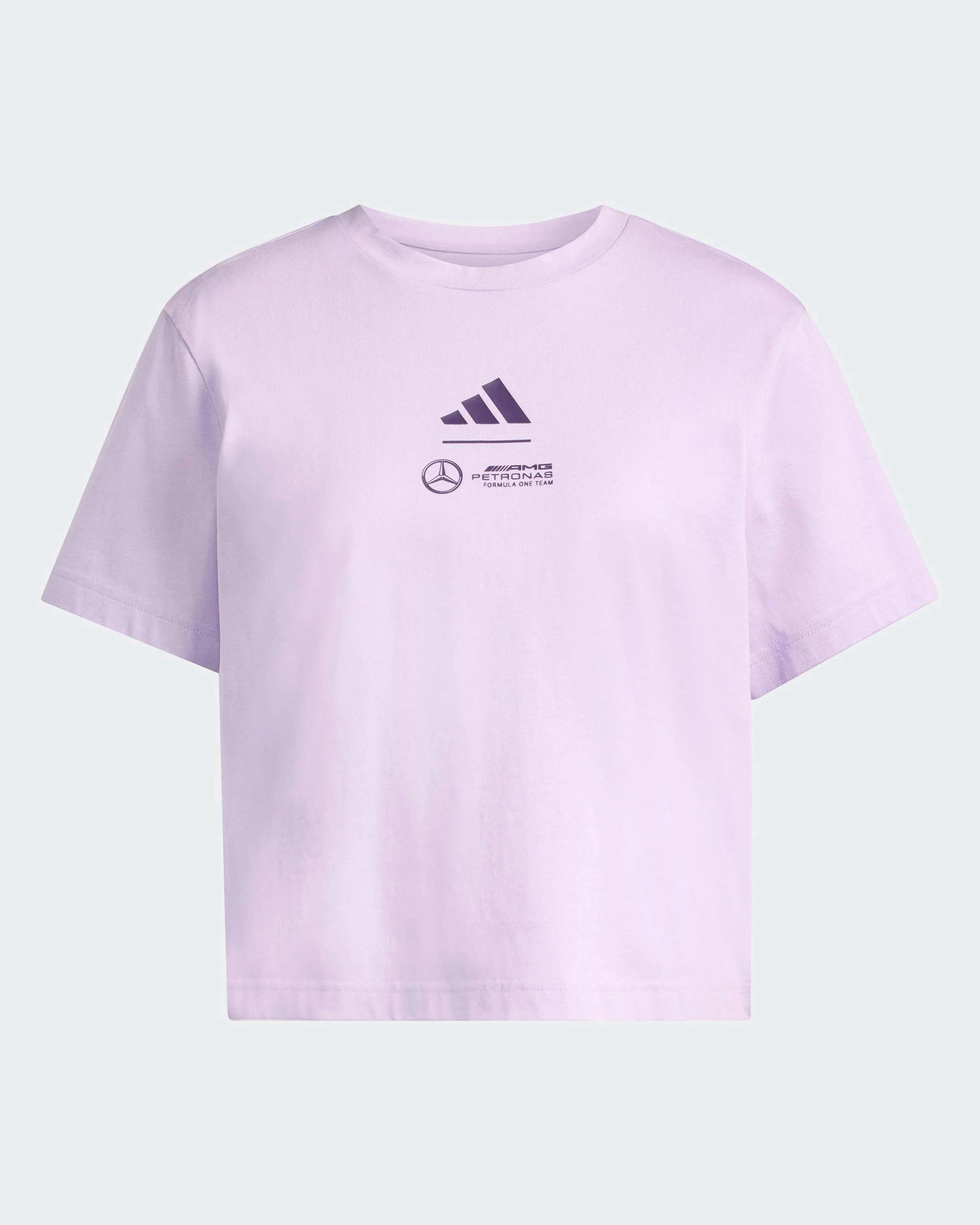 Womens Premium Woven Crop T-shirt Purple - Image 7