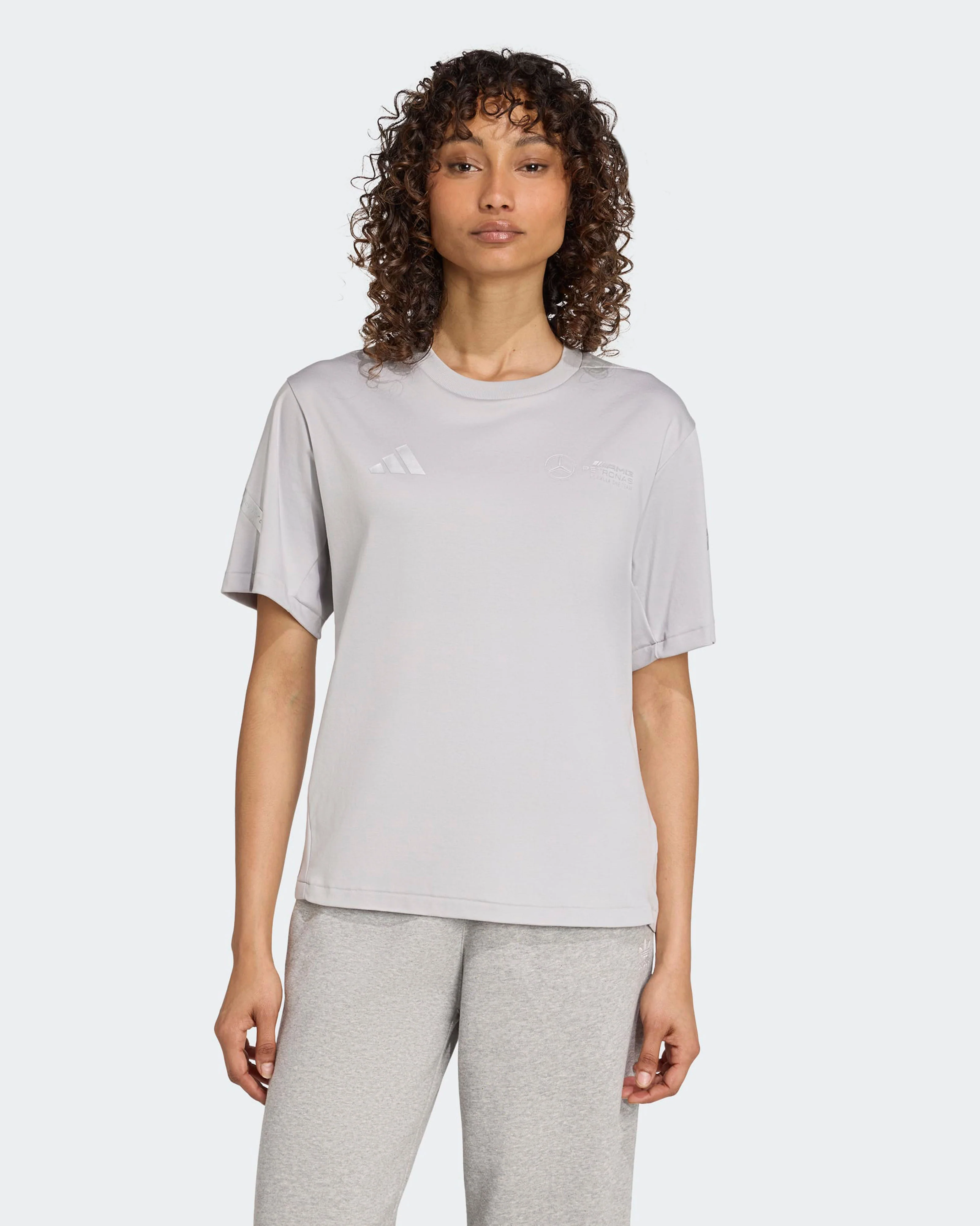 Womens Silver Arrows T-shirt Grey - Image 2